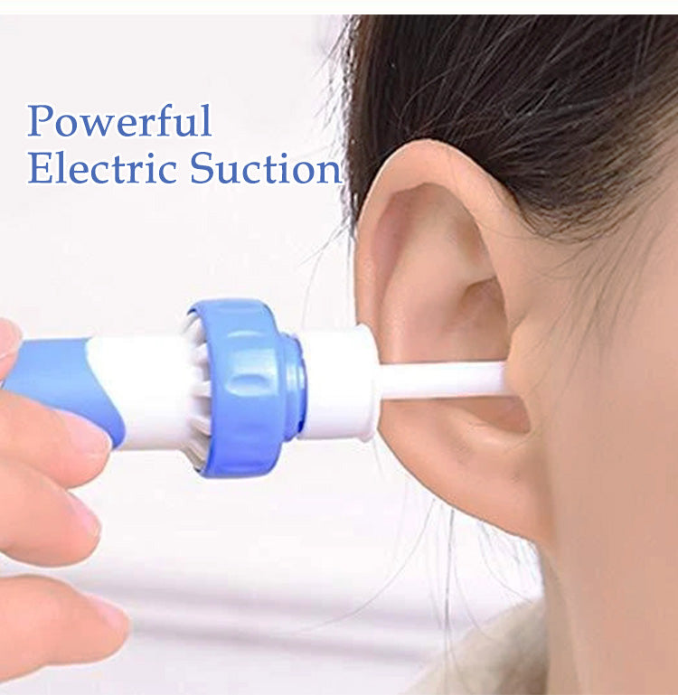 Portable Automatic Ear Cleaner for Adults and Children Soft-head Electric Earpick Ear Cleaning Ear Spoon Remover Earwax Kit