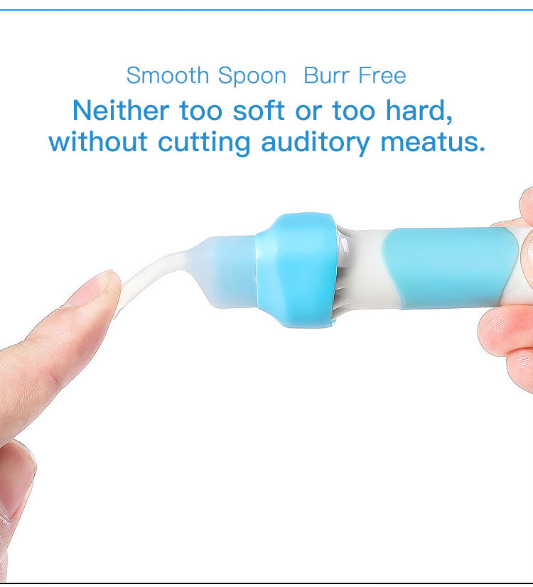 Portable Automatic Ear Cleaner for Adults and Children Soft-head Electric Earpick Ear Cleaning Ear Spoon Remover Earwax Kit
