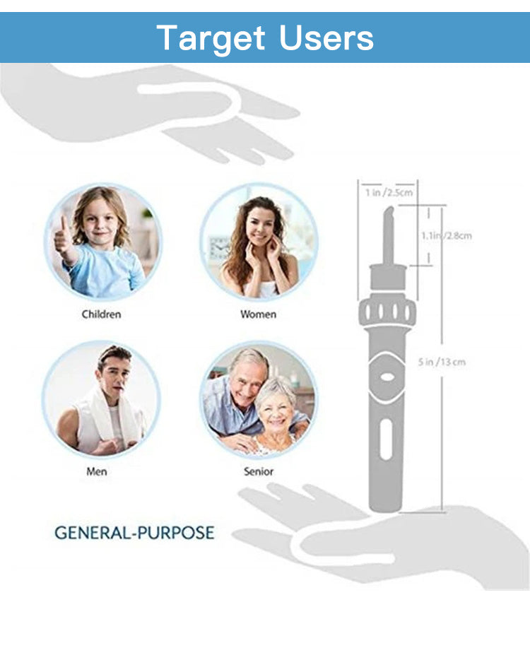 Portable Automatic Ear Cleaner for Adults and Children Soft-head Electric Earpick Ear Cleaning Ear Spoon Remover Earwax Kit