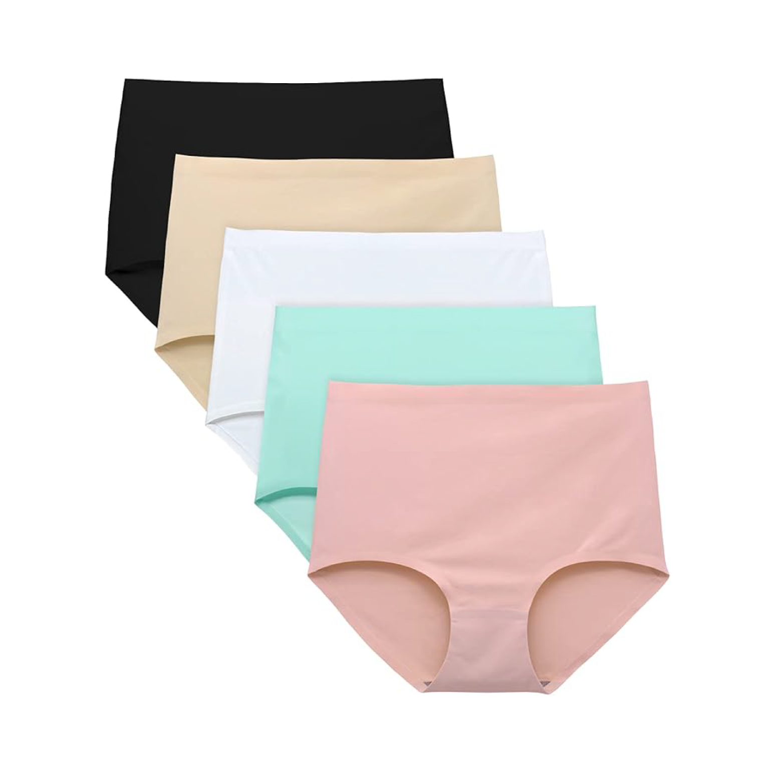 High Waist Seamless No Show Knickers 5-Pack