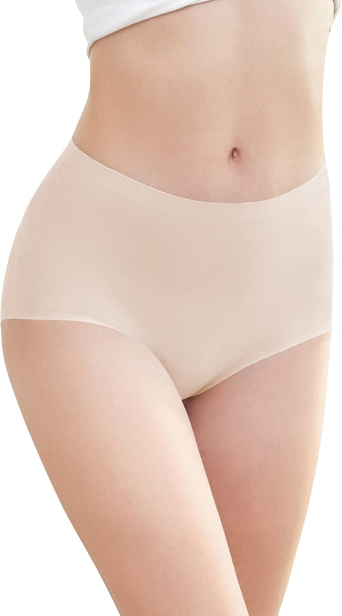 Multicolor Seamless No Show High Waist Knickers 5-Pack
