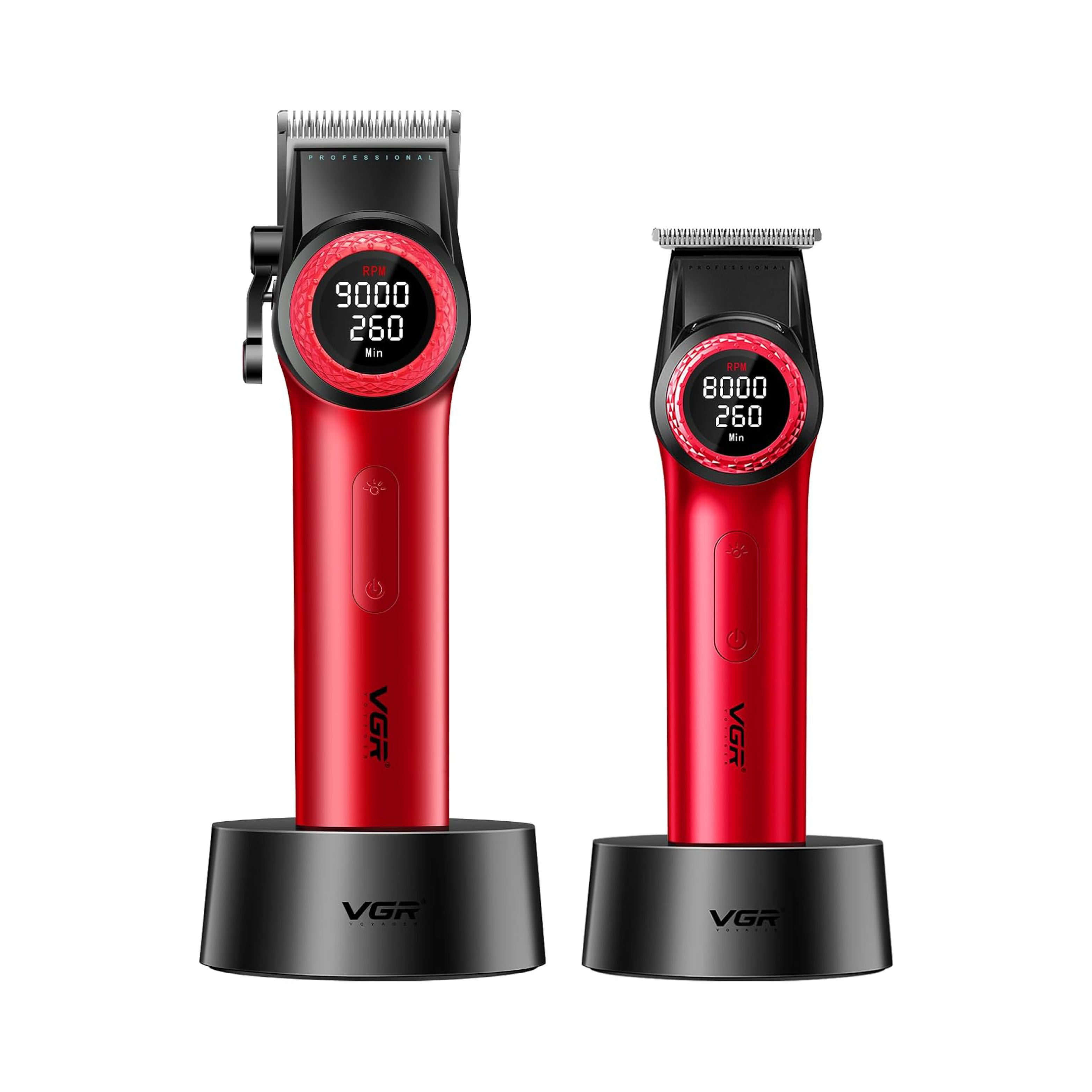 VGR 001 & 977 Professional DLC Blade Clipper Set