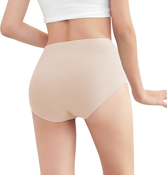 Multicolor Seamless No Show High Waist Knickers 5-Pack