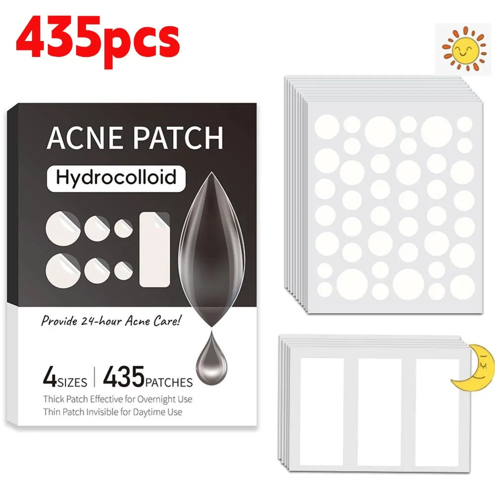 Hydrocolloid Patch Acne Invisible Pimple Removal Multi-shape Mixing  Full Face Pimple Patches Beauty Makeup Face Care