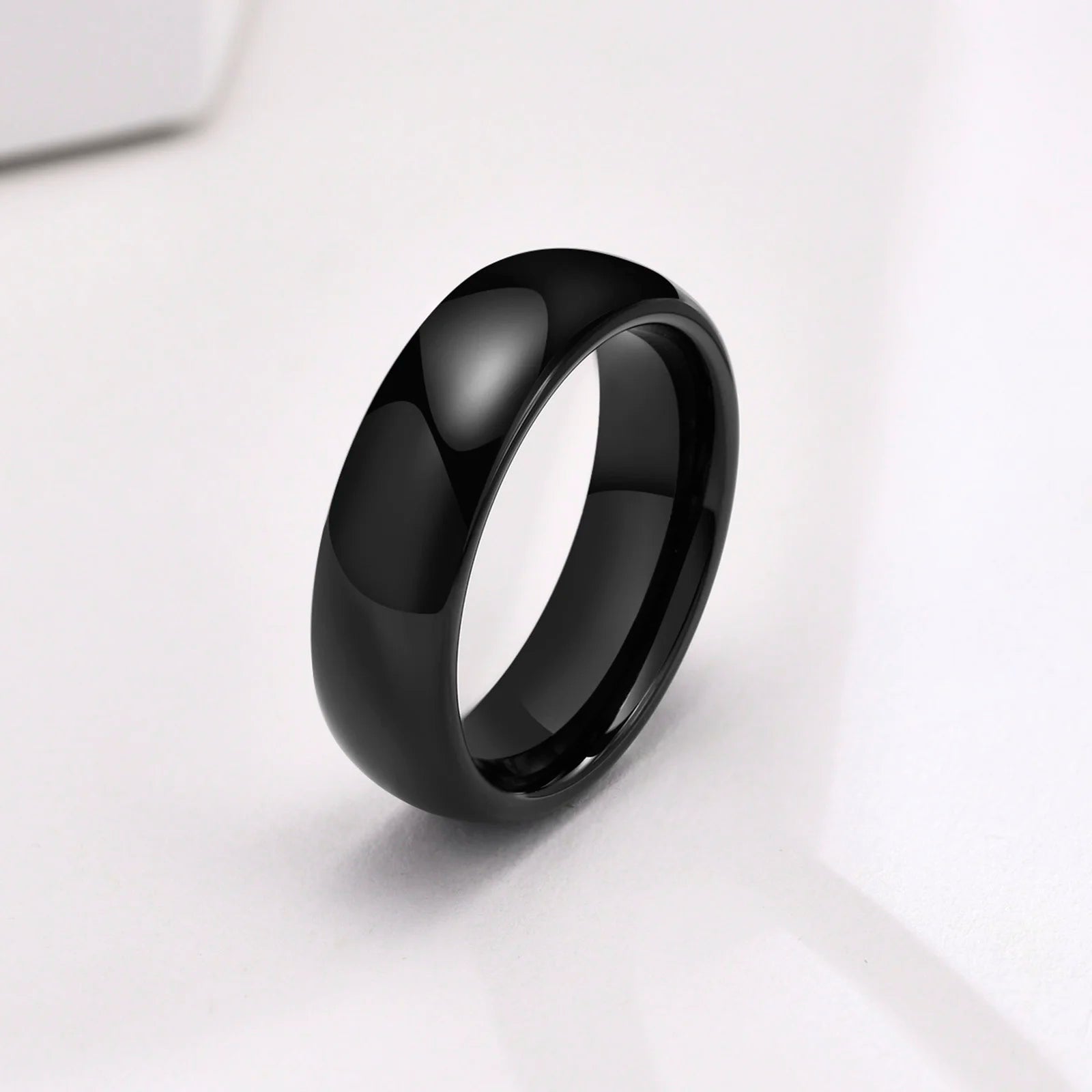 Vnox Anti Scratch Tungsten Wedding Rings for Women Men Simple Classic Wedding Bands for Couples Basic Jewelry