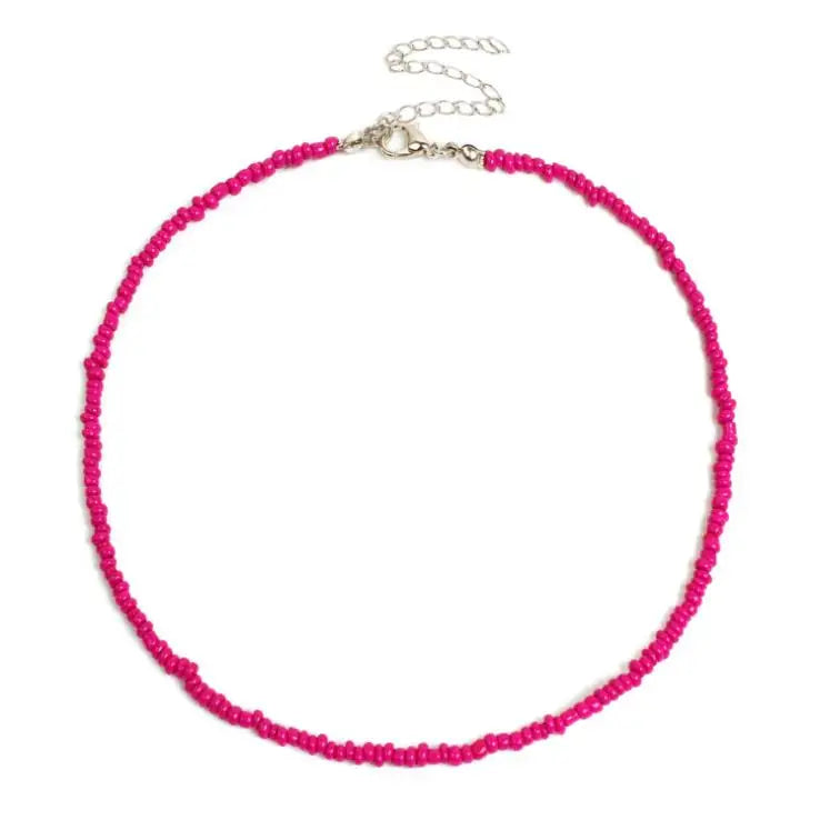 Bohemia Acrylic Bead Choker Vintage Fashion Necklace