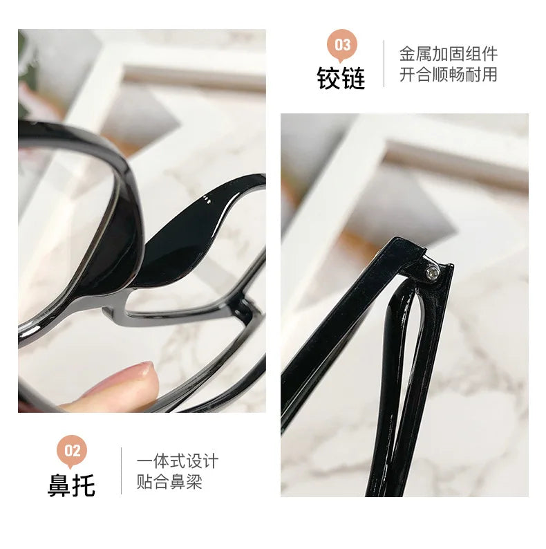 Transparent Computer Glasses Frame Women Men Anti Blue Light square Eyewear Blocking Glasses Optical Spectacle Eyeglass