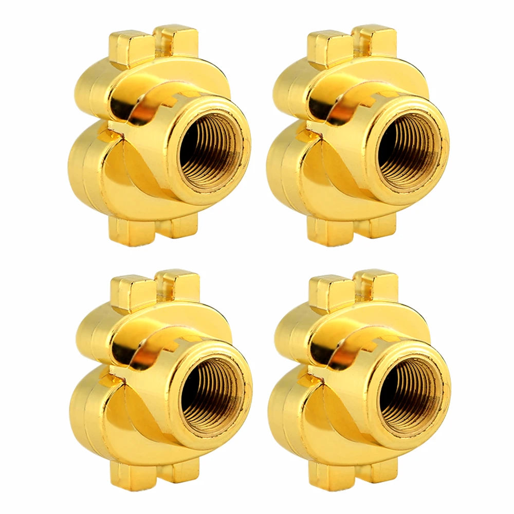 4Pcs New Universal Car Tire Valve Cap Wheel Dust Cover For Car Truck SUV Motorcycle Bike Car Styling Valve Stem Caps Accessories