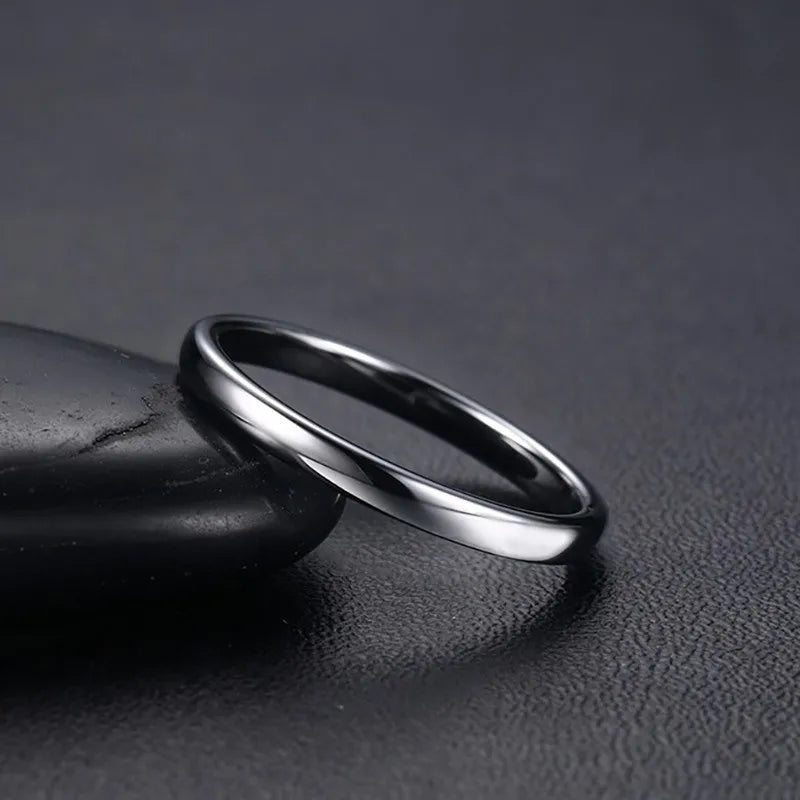 Vnox Anti Scratch Tungsten Wedding Rings for Women Men Simple Classic Wedding Bands for Couples Basic Jewelry