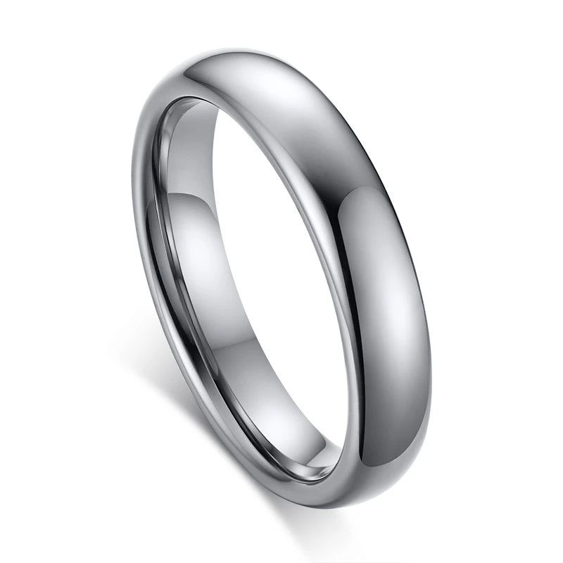 Vnox Anti Scratch Tungsten Wedding Rings for Women Men Simple Classic Wedding Bands for Couples Basic Jewelry