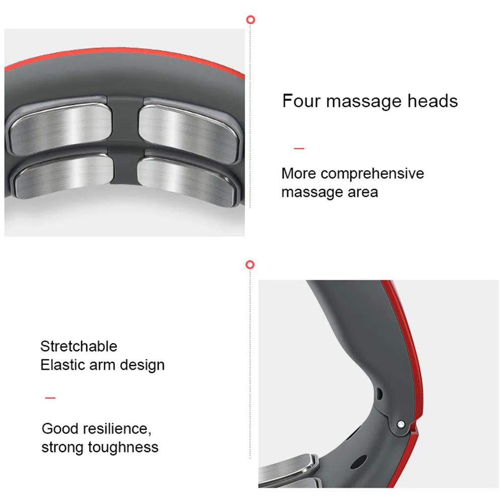 Massageador de Pescoço Smart TENS Therapy – Alívio Instantâneo e Relaxamento Muscular Profundo