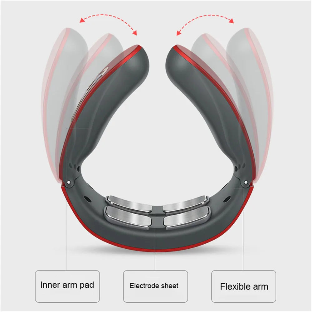Massageador de Pescoço Smart TENS Therapy – Alívio Instantâneo e Relaxamento Muscular Profundo