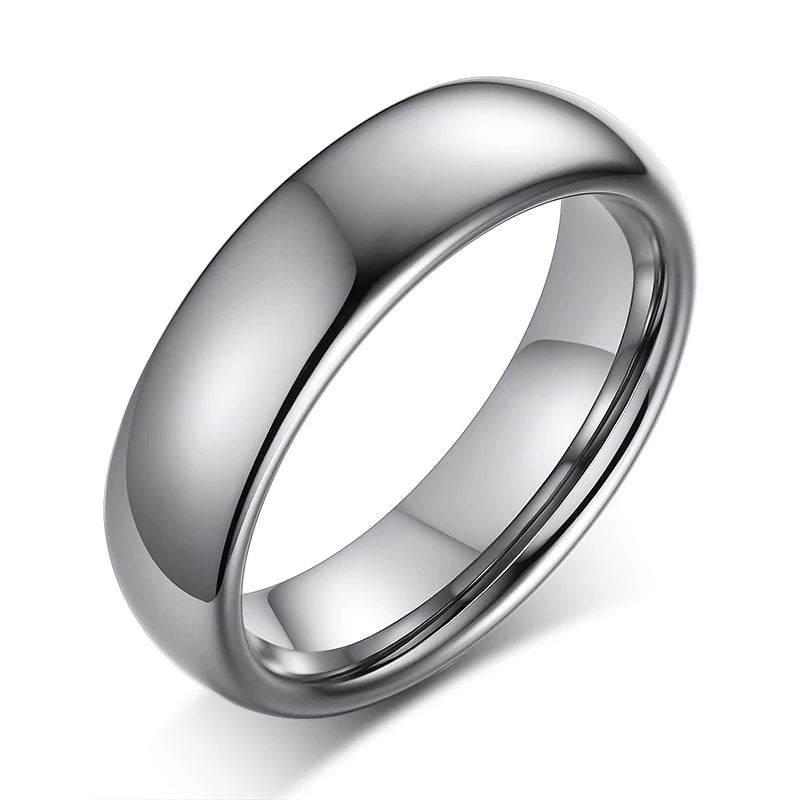 Vnox Anti Scratch Tungsten Wedding Rings for Women Men Simple Classic Wedding Bands for Couples Basic Jewelry