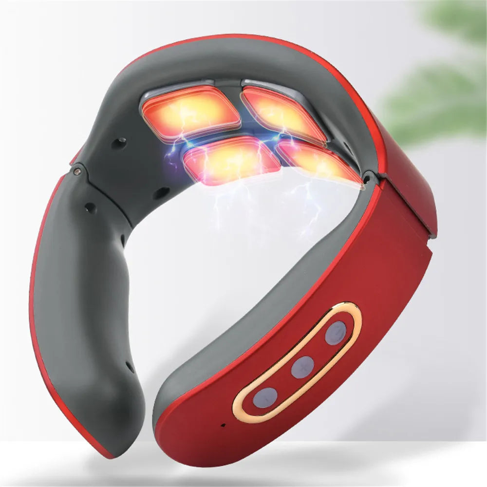 Massageador de Pescoço Smart TENS Therapy – Alívio Instantâneo e Relaxamento Muscular Profundo