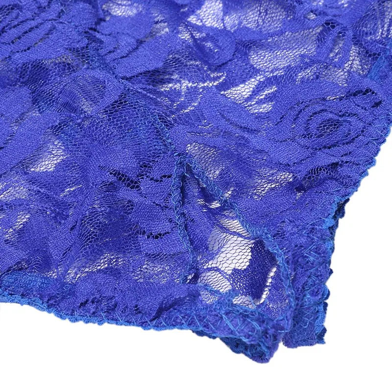 Strappy Crotchless Lace Thong G-String Panties