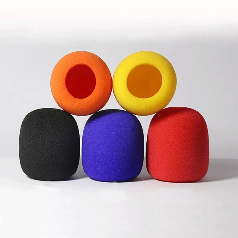 Microphone Foam Thicken Mic Cover Sponge Professional Studio WindScreen Protective Grill Shield Soft Microphone Cap