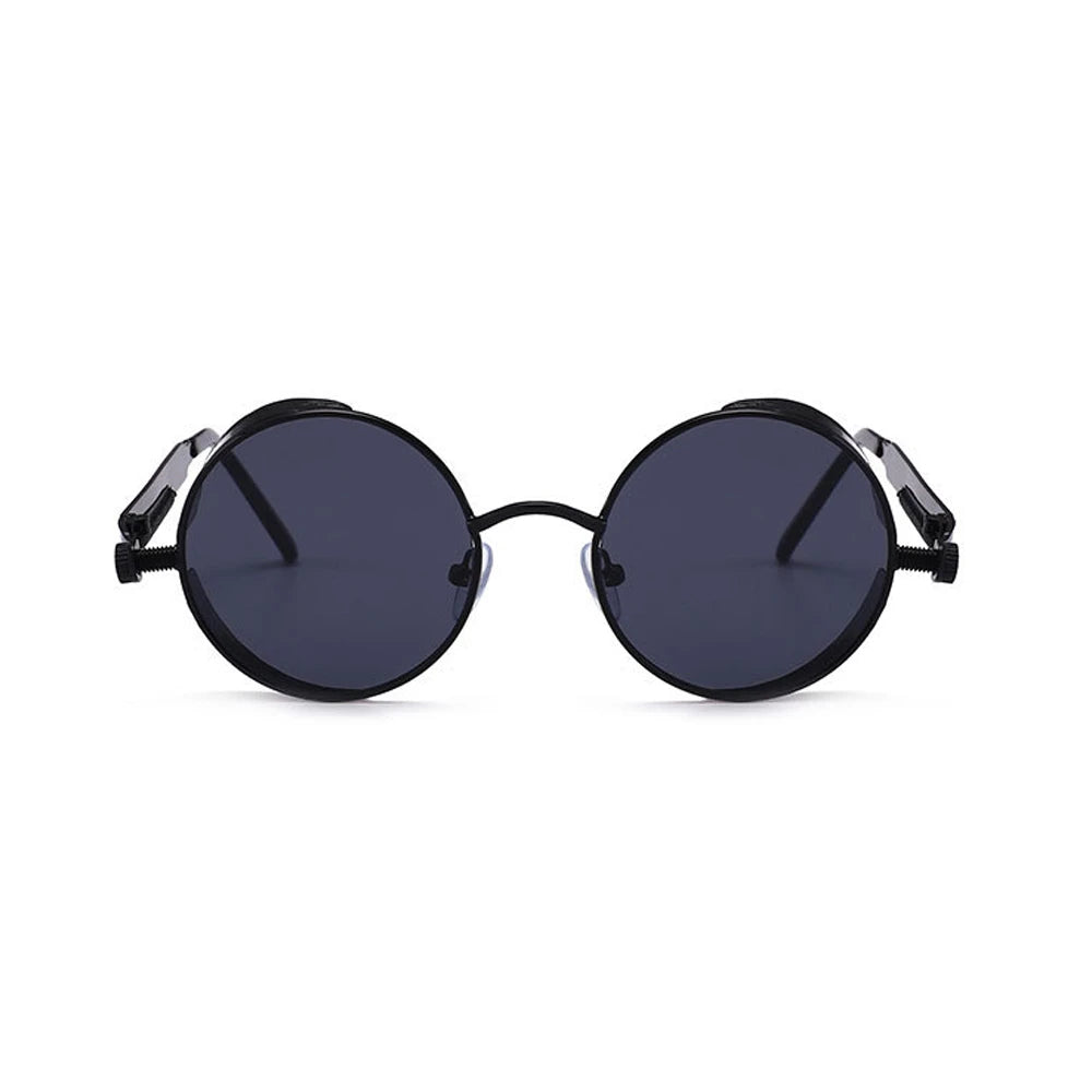 Vintage Steampunk Premum Round Metal UV400 Sunglasses