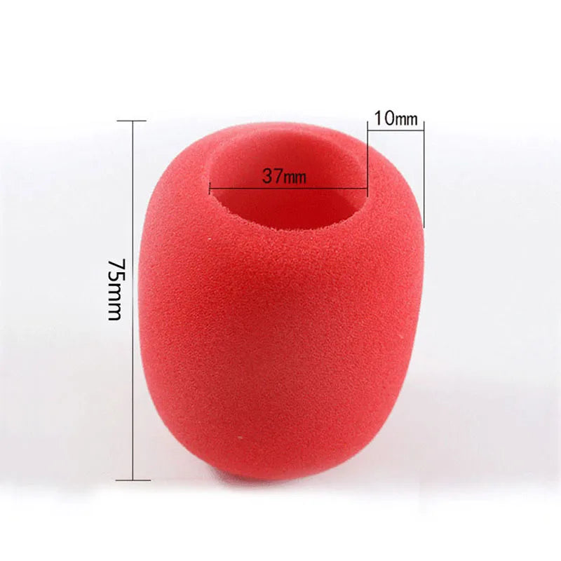 Microphone Foam Thicken Mic Cover Sponge Professional Studio WindScreen Protective Grill Shield Soft Microphone Cap