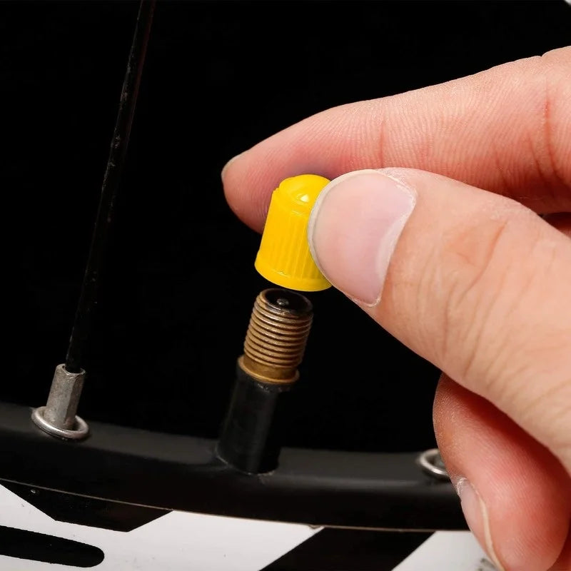 10/25/50/100Pcs Tire Valve Caps, Plastic Car Tire Stem Dust Covers Universal Valve Caps for Cars, Bicycle, Trucks, Motorcycles