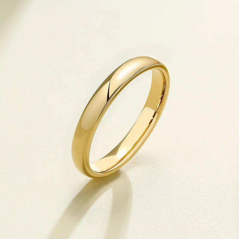Vnox Anti Scratch Tungsten Wedding Rings for Women Men Simple Classic Wedding Bands for Couples Basic Jewelry