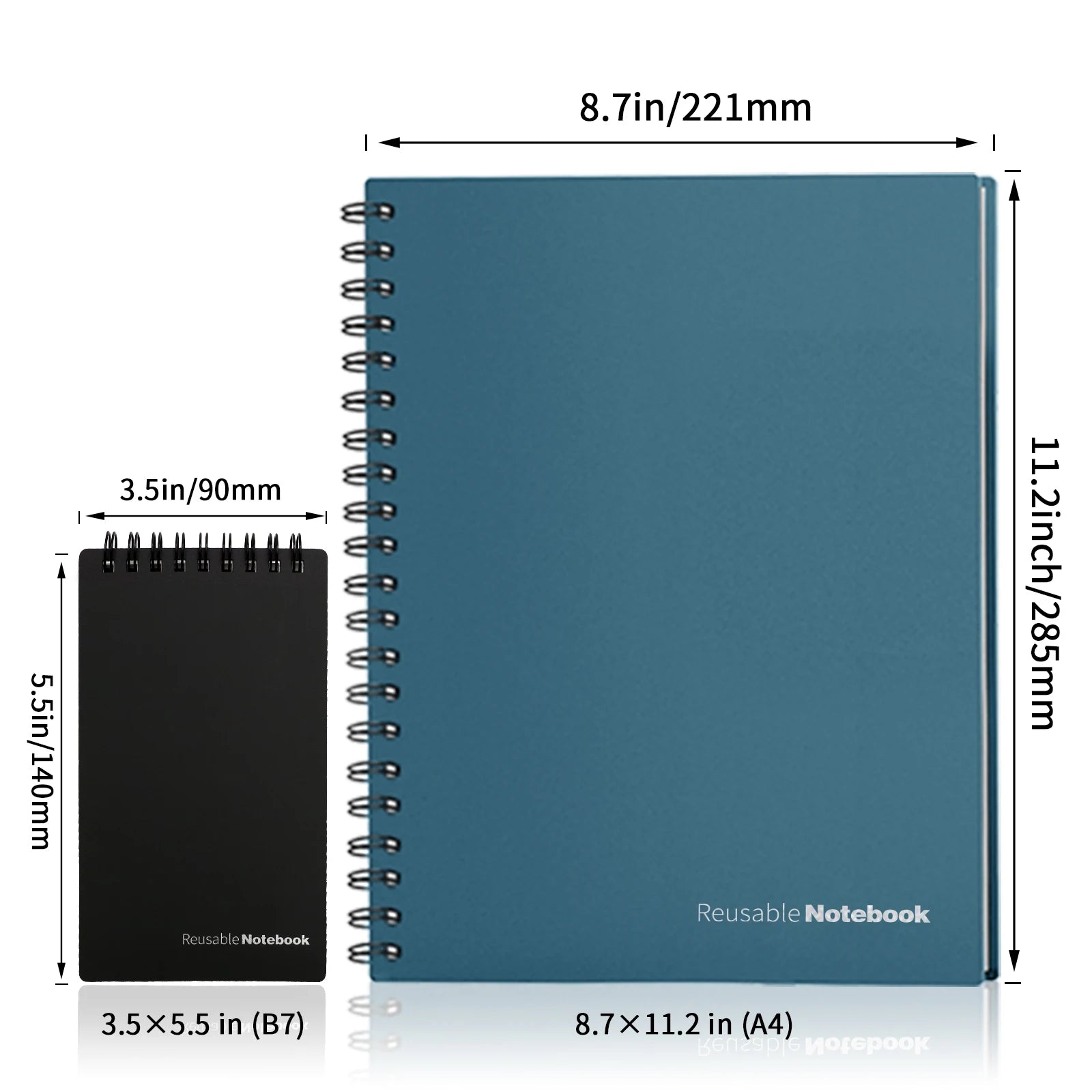 A4 smart reusable erasable notebook Spiral Notebook Paper Notepad Pocketbook Diary Journal Office School Drawing Gift