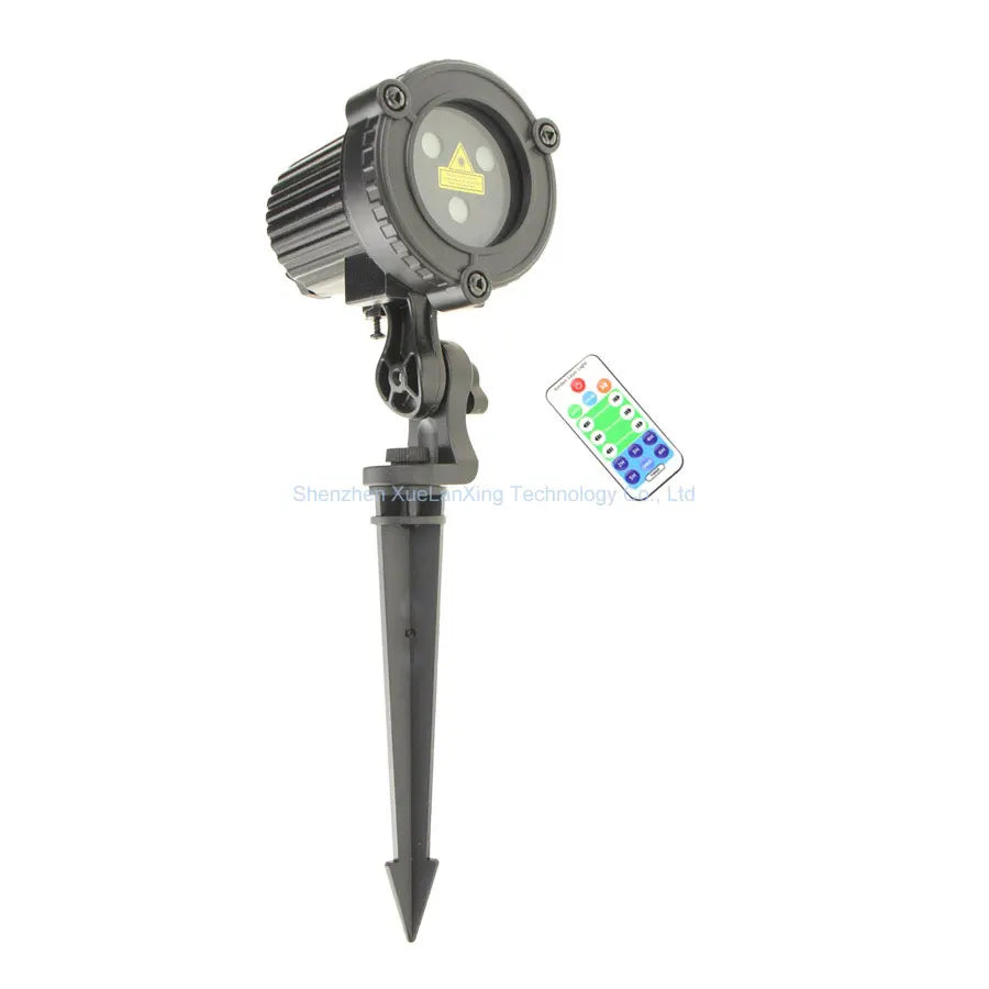 ESHINY RG/RGB Laser Garden Light Moving Starry Stars Projector Outdoor IP65 Remote Wall Tree House Night Landscape Lamp Z1N6