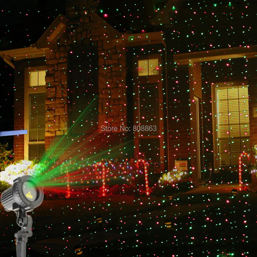 ESHINY RG/RGB Laser Garden Light Moving Starry Stars Projector Outdoor IP65 Remote Wall Tree House Night Landscape Lamp Z1N6