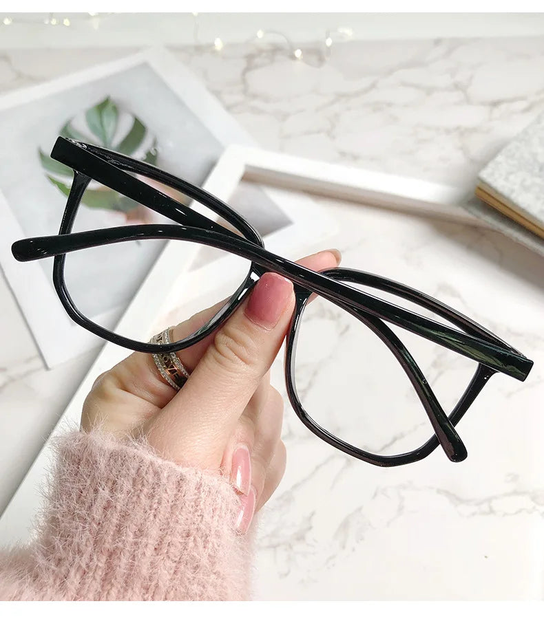 Transparent Computer Glasses Frame Women Men Anti Blue Light square Eyewear Blocking Glasses Optical Spectacle Eyeglass