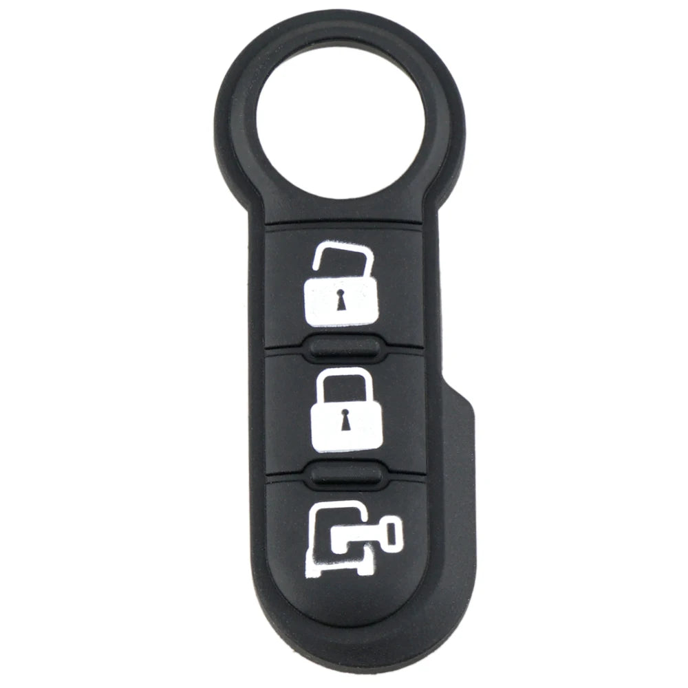 3 Buttons Car Key Remote Control Folding Housing Replacement Key Shell Case Fit for Fiat 500 Panda Punto Bravo