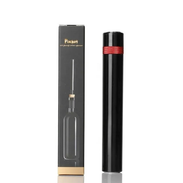 Wine Opener Air Pump Wine Bottle Opener Stainless Steel Pin Cork Remover Air Pressure Corkscrew Kitchen Tools Bar Accessory