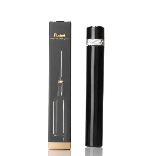 Wine Opener Air Pump Wine Bottle Opener Stainless Steel Pin Cork Remover Air Pressure Corkscrew Kitchen Tools Bar Accessory