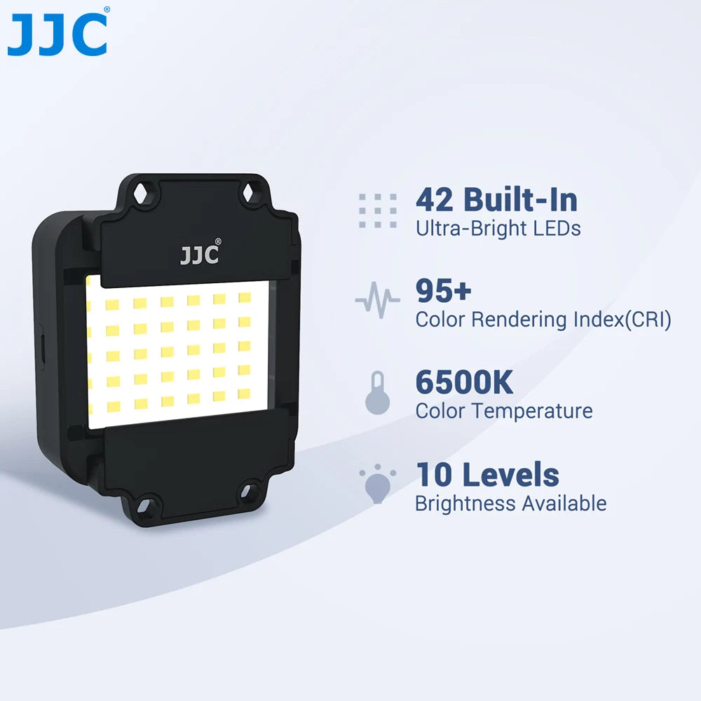 JJC 35mm Negative Film Scanning Copying LED Light Set with 10 levels Adjustable for Old Photos Negatives Converter to Digital