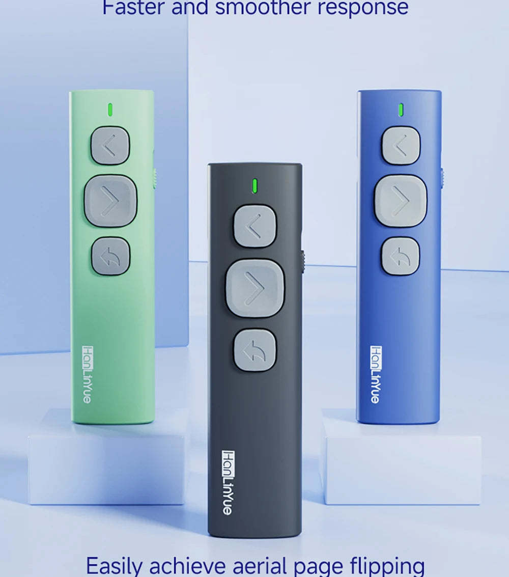 Supports IOS Android Bluetooth Page Turner Camera/Music Control Pen Paging Device E-book Reader Swipe Short Video Remote Control