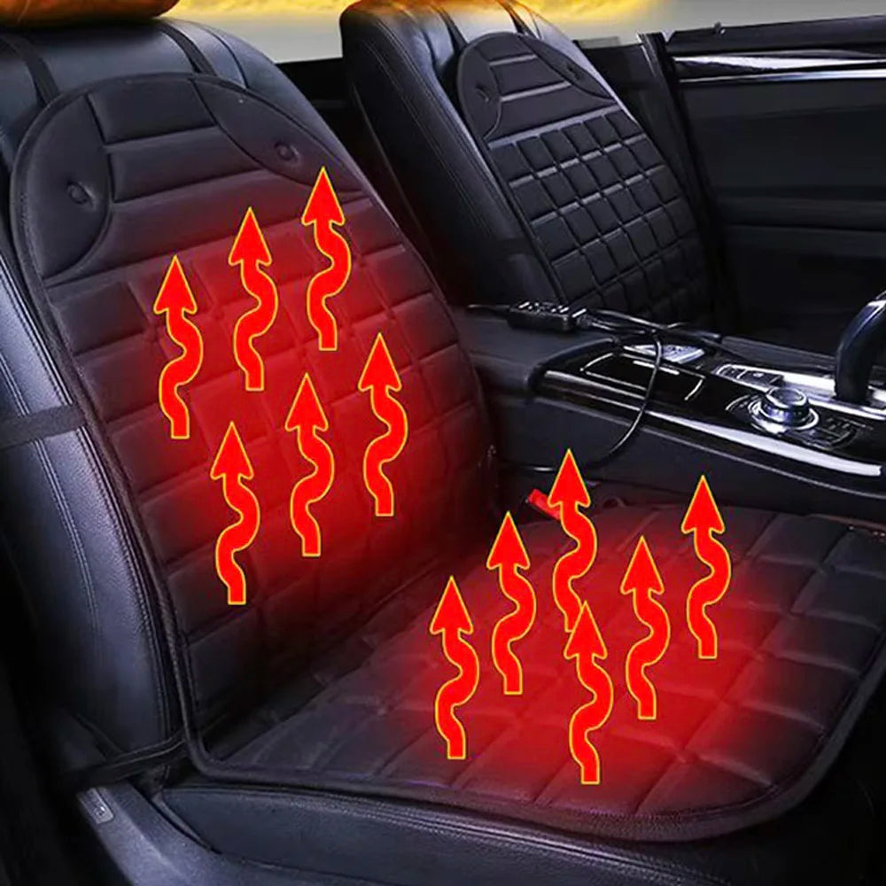Universal Car Heated Seat Cushion Intelligent Fast Heating 12V Winter Warm Seat Car Seat Heating Pad Car Heated Seat Cover