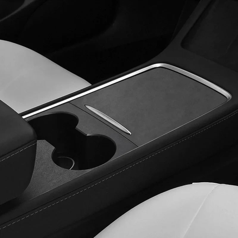 Tesla Model 3 & Model Y Premium Suede Center Console Cover