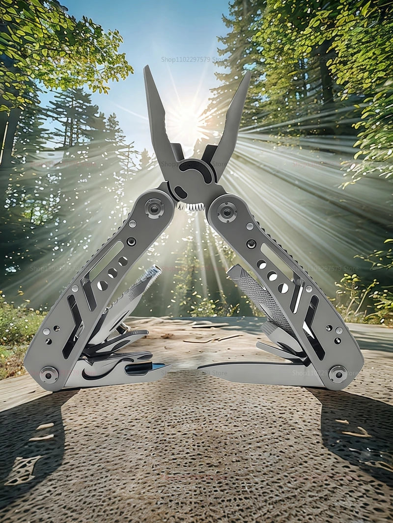 Premium 24-in-1 Stainless Steel Survival Multi-Tool Pliers Set