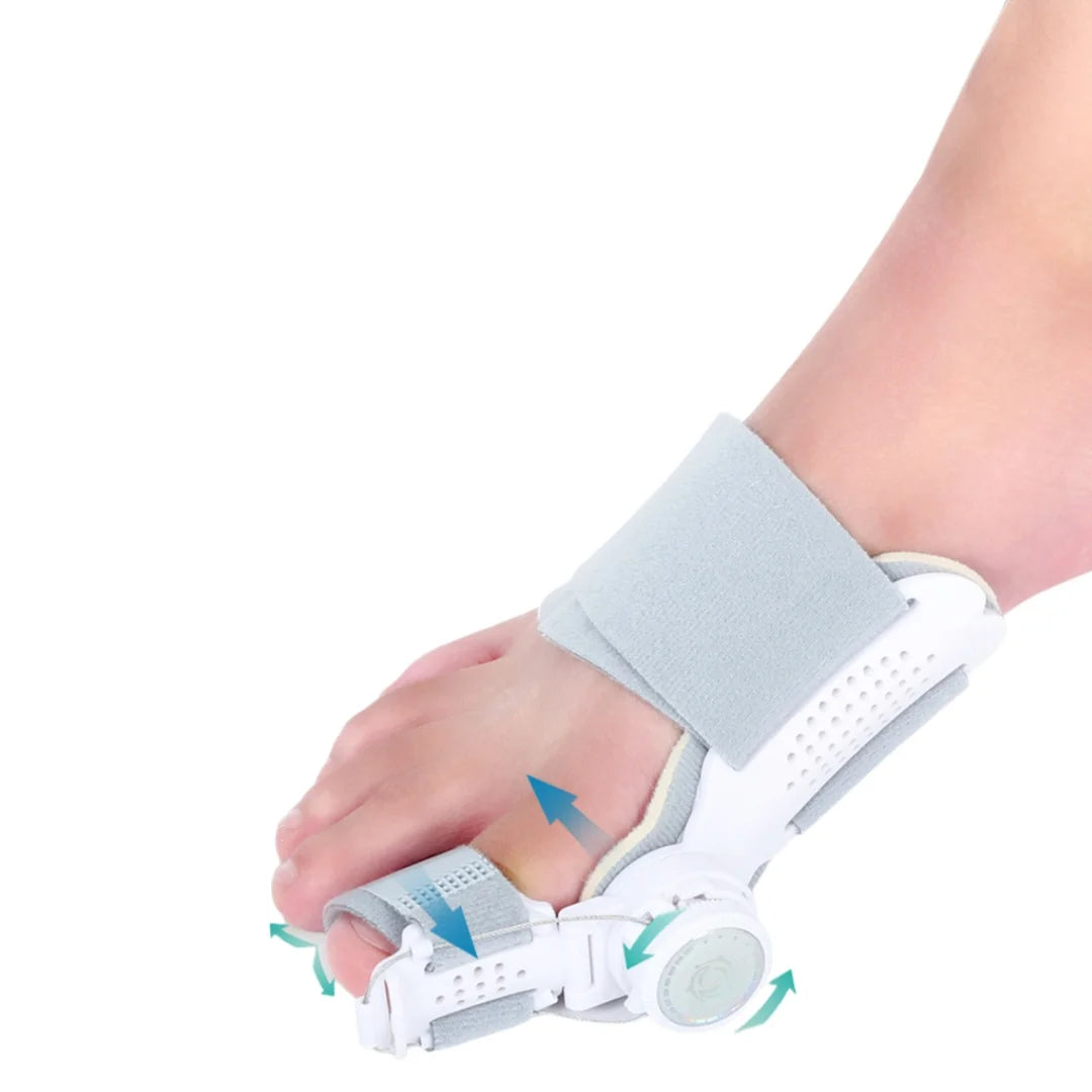 Adjustable Knob Bunion Corrector and Big Toe Alignment Splint