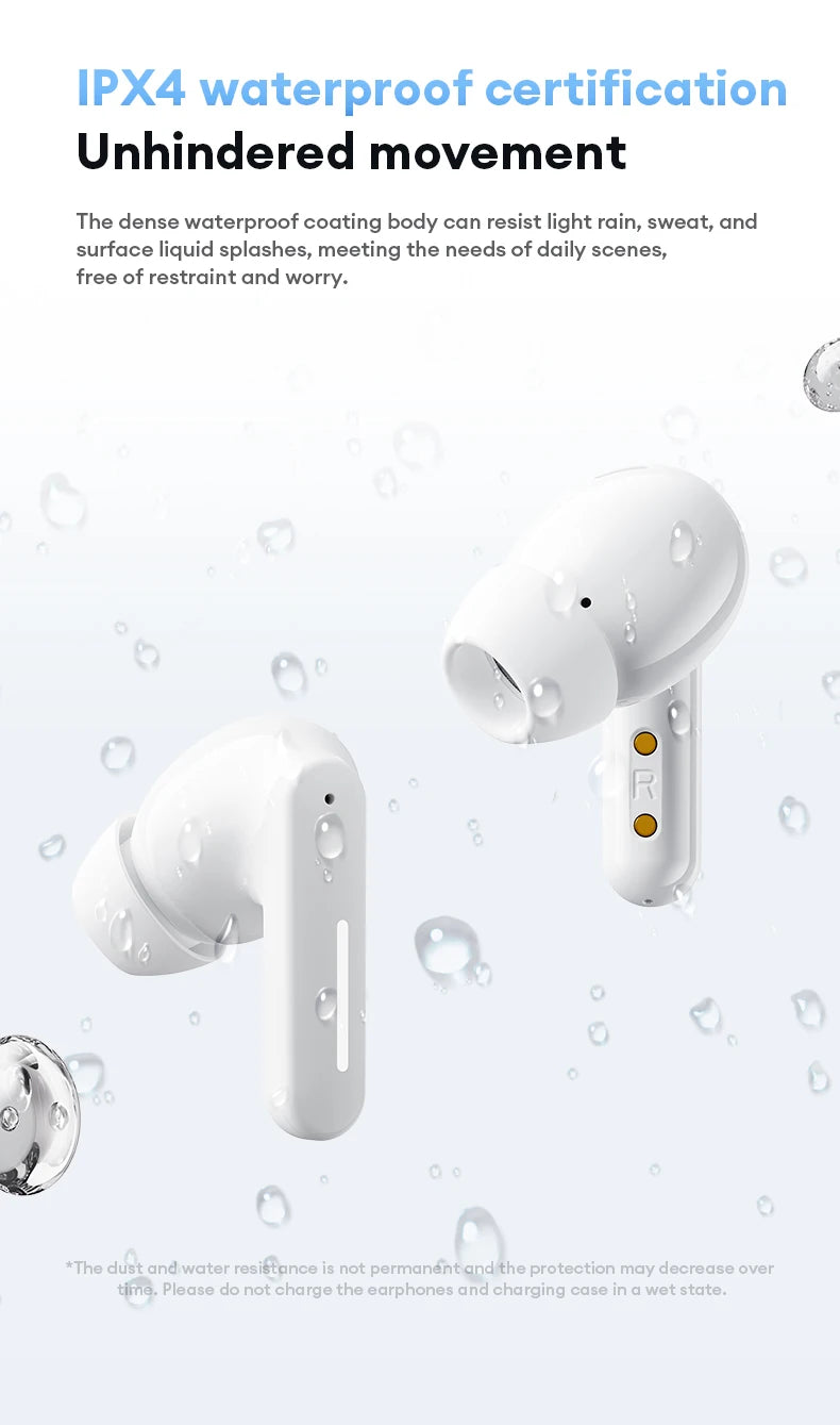 Lenovo LE209 Wireless Bluetooth Earphone ANC Noise Reduction HiFi Music Bluetooth Headphone 30H Battery Life Gaming Headset