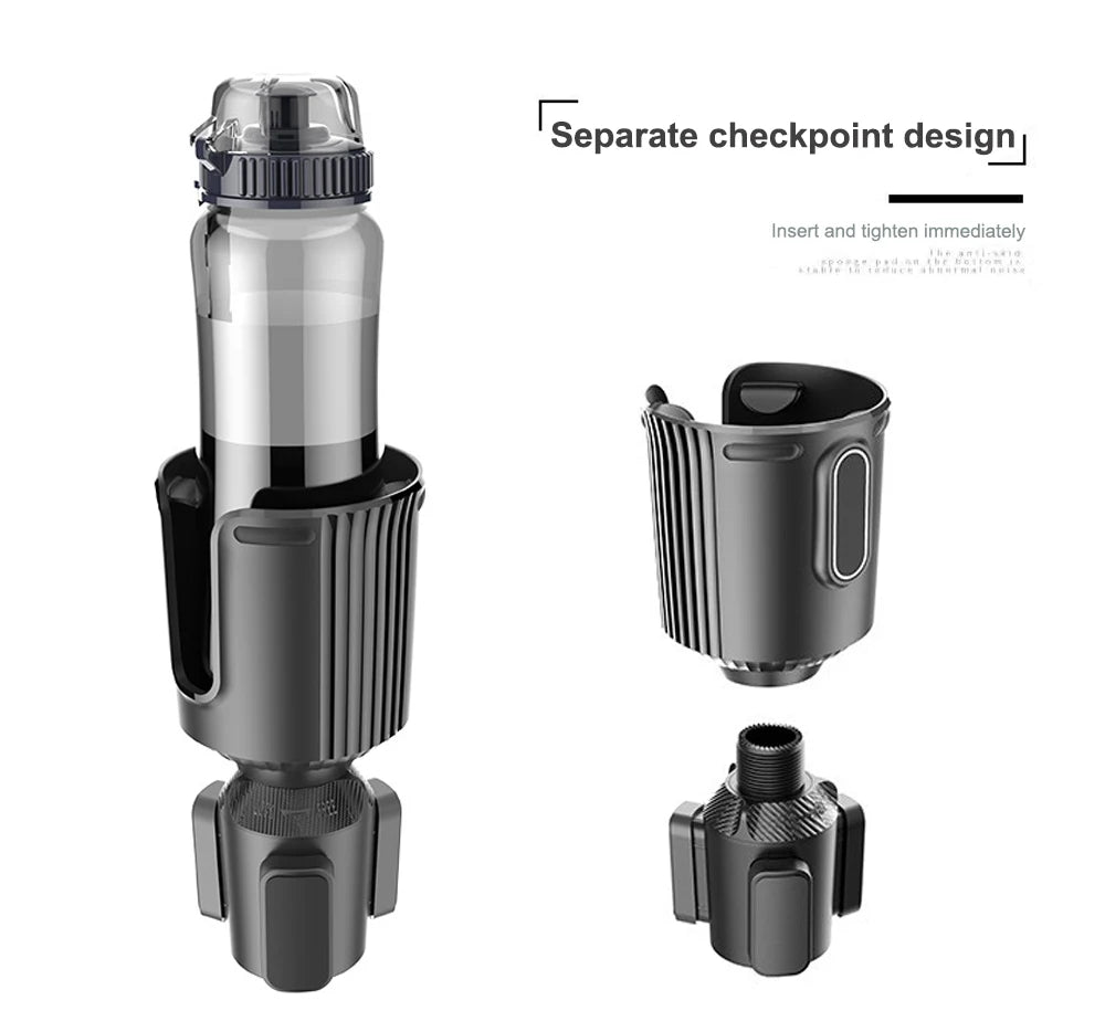 Car Cup Holder Expander Water Bottle Car Holder for Beverage Bottles Cup Station Car Cup Holder Extender Adjustable All Purpose