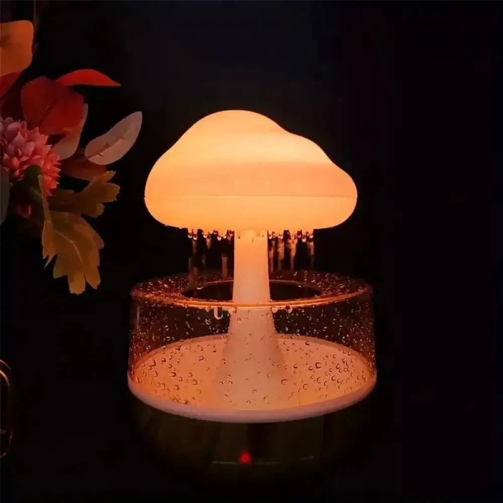 RainCloud Glow – Smart Raindrop Humidifier & Mood Light