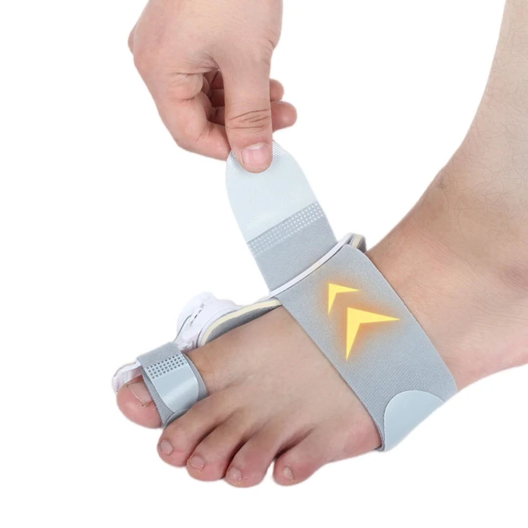 Adjustable Knob Bunion Corrector and Big Toe Alignment Splint