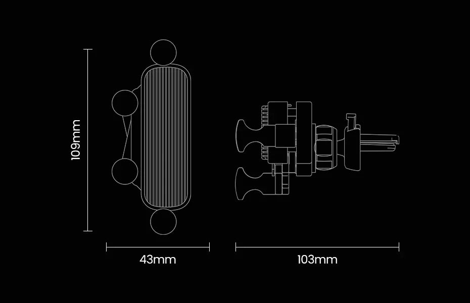 Car Phone Holder For MINI Cooper 2007-2011 2012 2013 R55 R56 R57 Screen Fixed Base Wireless Charging Stand Mobile Phone Mounts