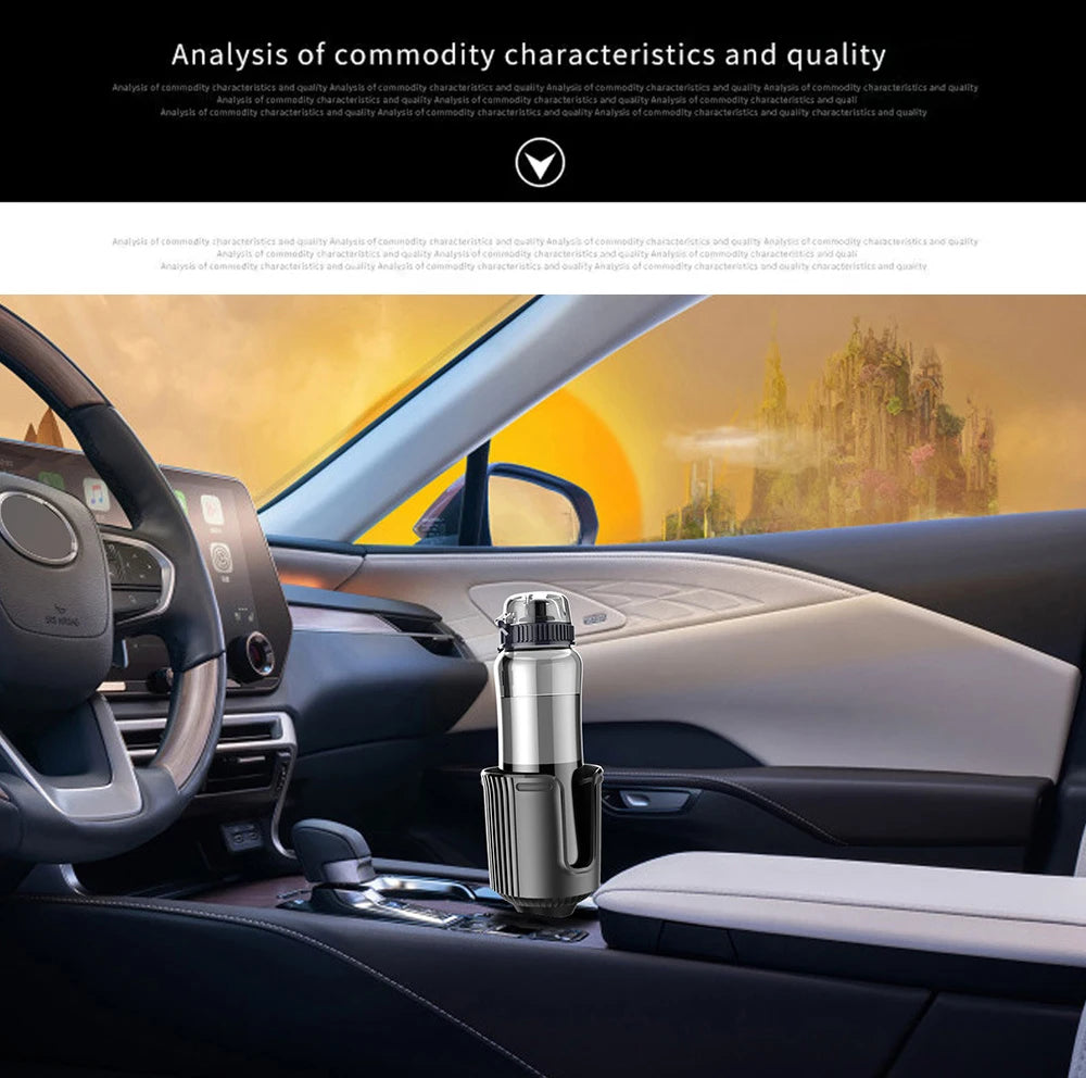 Car Cup Holder Expander Water Bottle Car Holder for Beverage Bottles Cup Station Car Cup Holder Extender Adjustable All Purpose