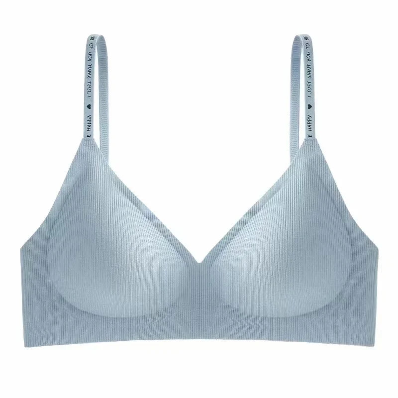 3-Pack Seamless Wire-Free Plunge Push Up Bras