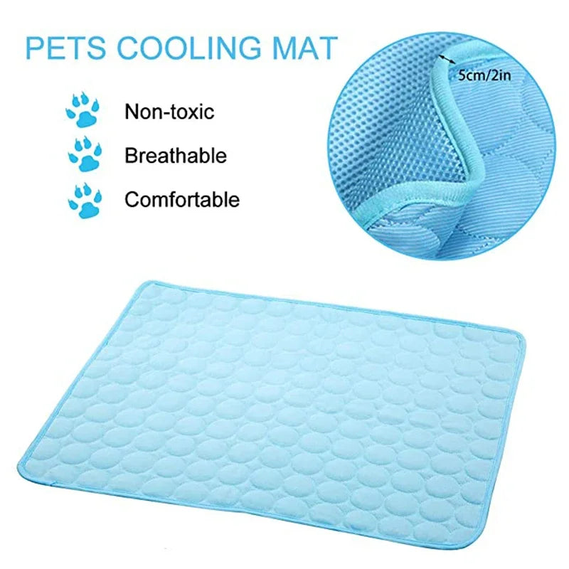 Premium Breathable Cooling Pet Mat for Summer Comfort