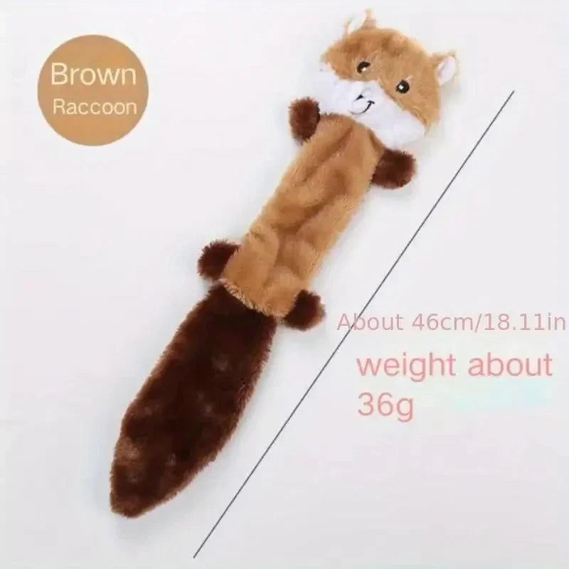 Bite-Resistant Vocal Plush Fur Shell Dog Toy for Dental Care