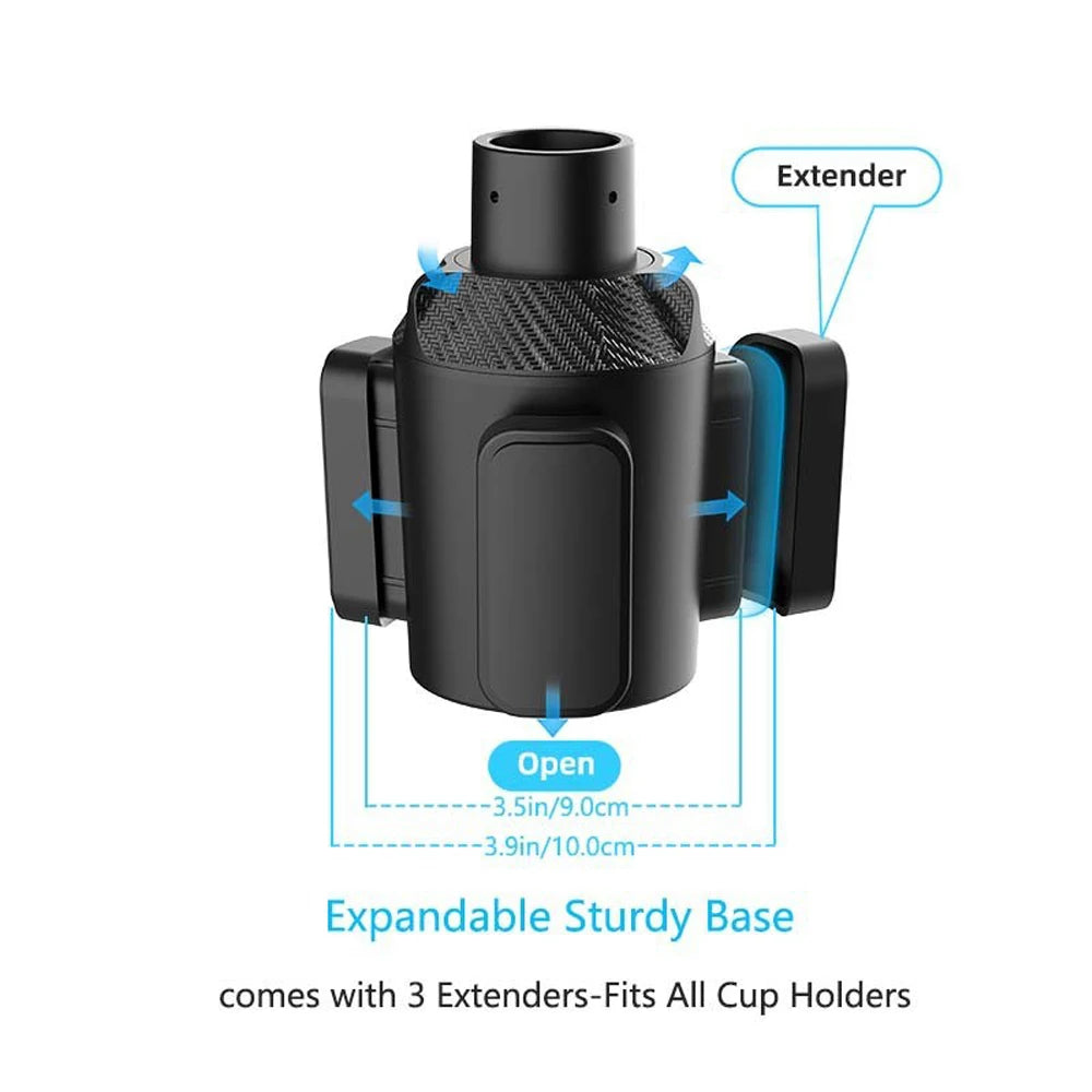 Car Cup Holder Expander Water Bottle Car Holder for Beverage Bottles Cup Station Car Cup Holder Extender Adjustable All Purpose