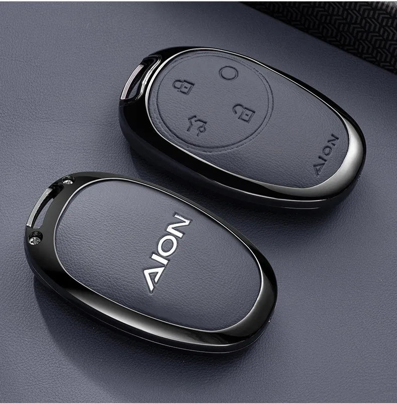 Zinc Alloy Car Key Case for Gac Aion V RT UT Y Plus 2024 2025 2026 Keychain Remote Cover Shell Housing Holder Fob Accessories