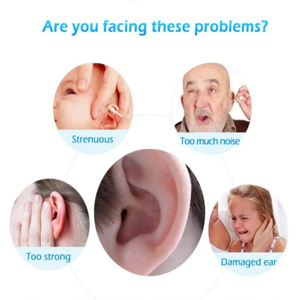 1Pc Electric Earpick for Children and Adults Ear Wax Removes Tools Protable Electric Ear Cleaner Machine Vacuum Cleaning Earwax