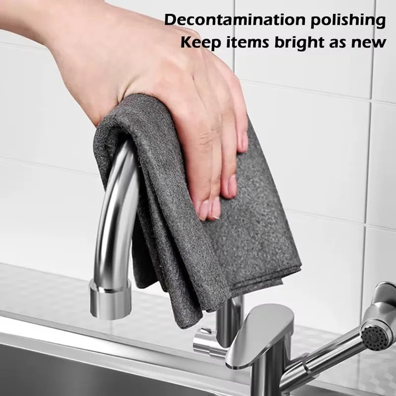 10/1PCS Thicken Magic Cleaning Cloths Super Absorbent Reusable Microfiber Windows Glass Cloth Detailing Car Drying Washing Towel